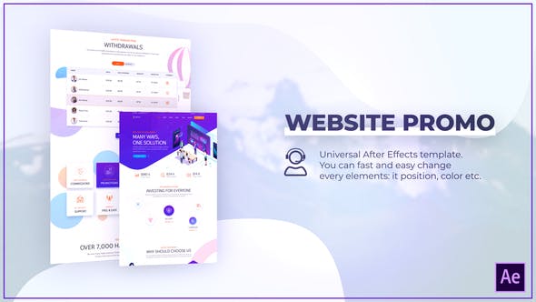 Website Promo with Devices Mockup - 25028970 Download Videohive