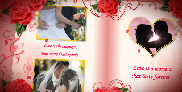 Wedding Album Red Roses - Download Videohive 150060