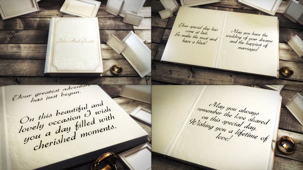 Wedding Book Titles - Download Videohive 29068903