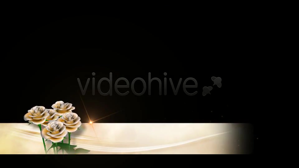 Wedding Cake Roses lower third Videohive 505108 Motion Graphics Image 6