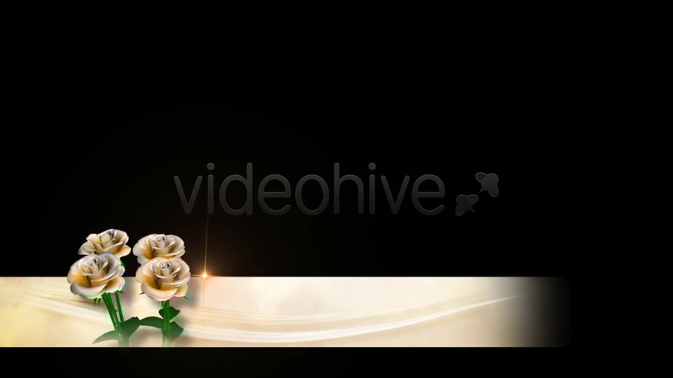 Wedding Cake Roses lower third Videohive 505108 Motion Graphics Image 7