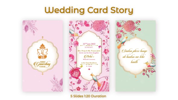 Wedding Card Story - 32250778 Download Videohive
