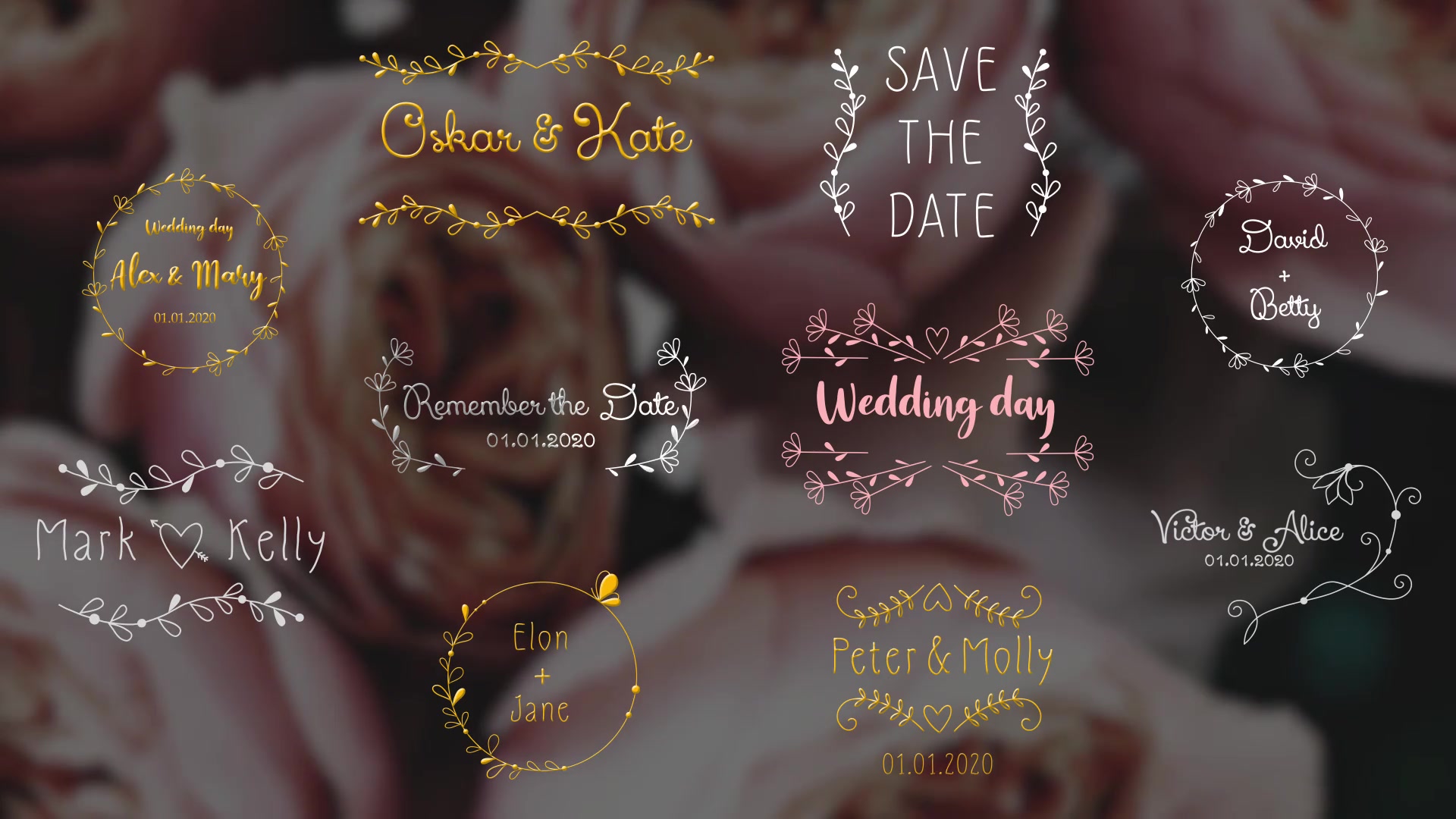 Wedding Day Titles | After Effects Videohive 33468015 After Effects Image 12