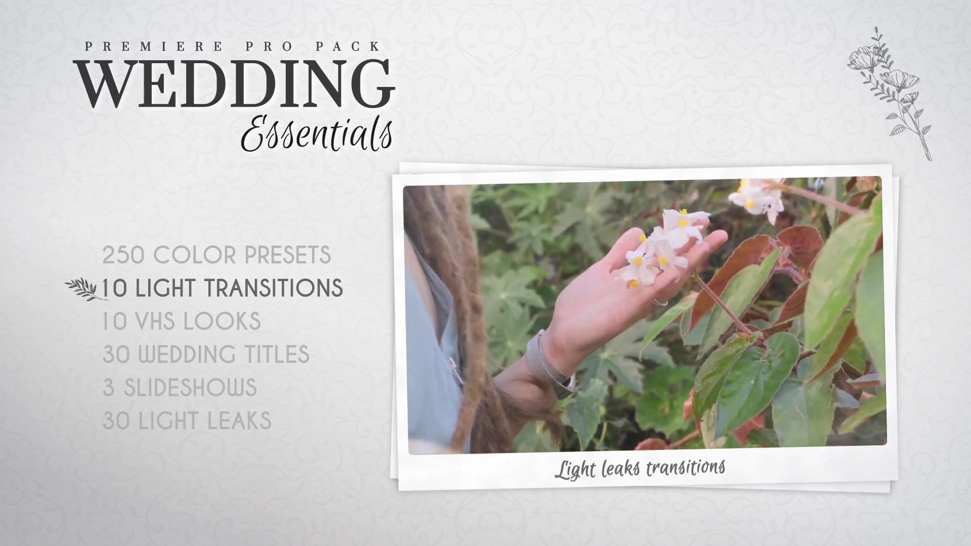 Wedding Essentials Pack for Premiere Pro Videohive 28150015 Premiere Pro Image 4