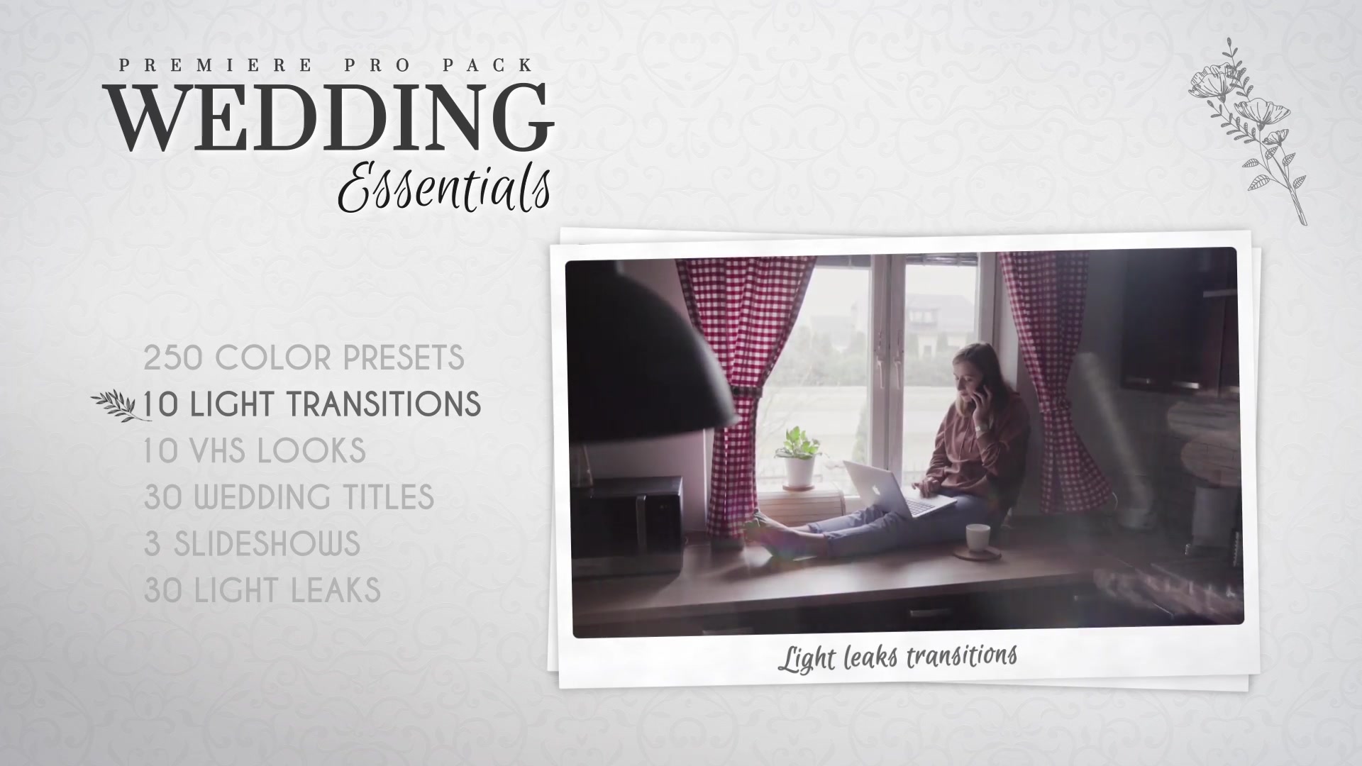 Wedding Essentials Pack for Premiere Pro Videohive 28150015 Premiere Pro Image 5