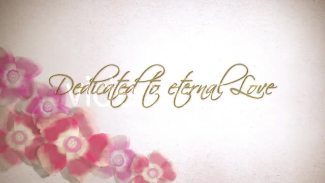 Wedding Flowers Videohive 1747262 After Effects Image 1
