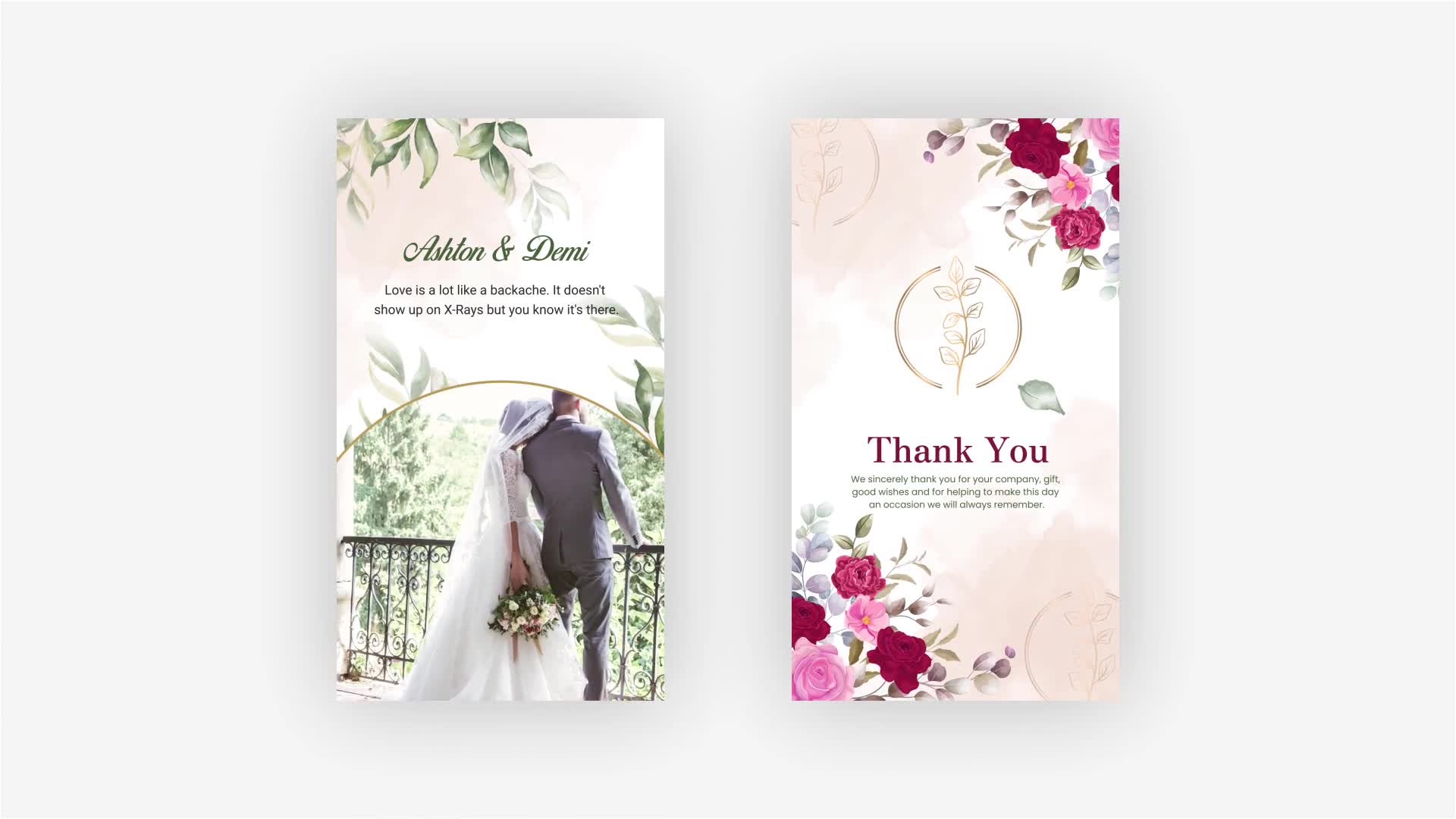 Wedding Instagram Story Pack Videohive 34599391 After Effects Image 10