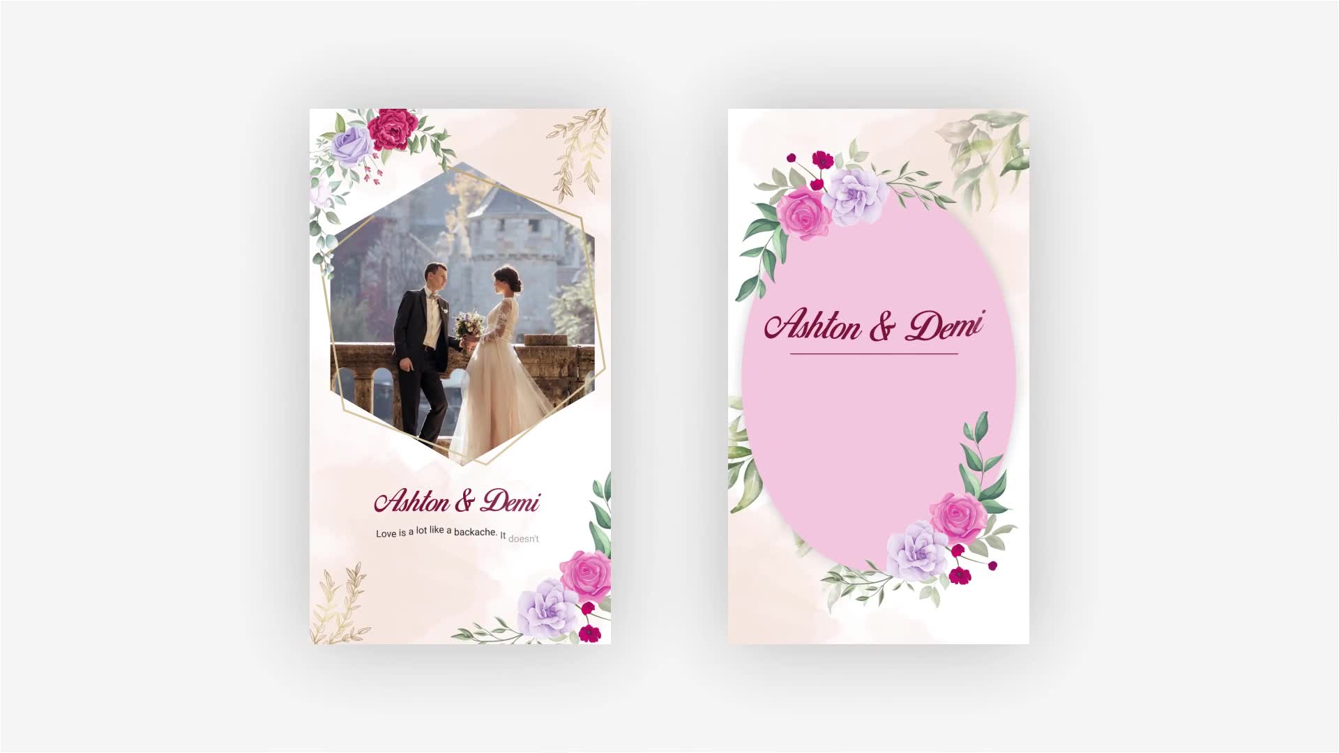 Wedding Instagram Story Pack Videohive 34599391 After Effects Image 2