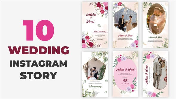 Wedding Instagram Story Pack - 34599391 Videohive Download