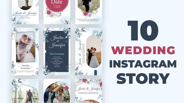 Wedding Instagram Story Pack Wedding Invitation - Videohive 34816124 Download
