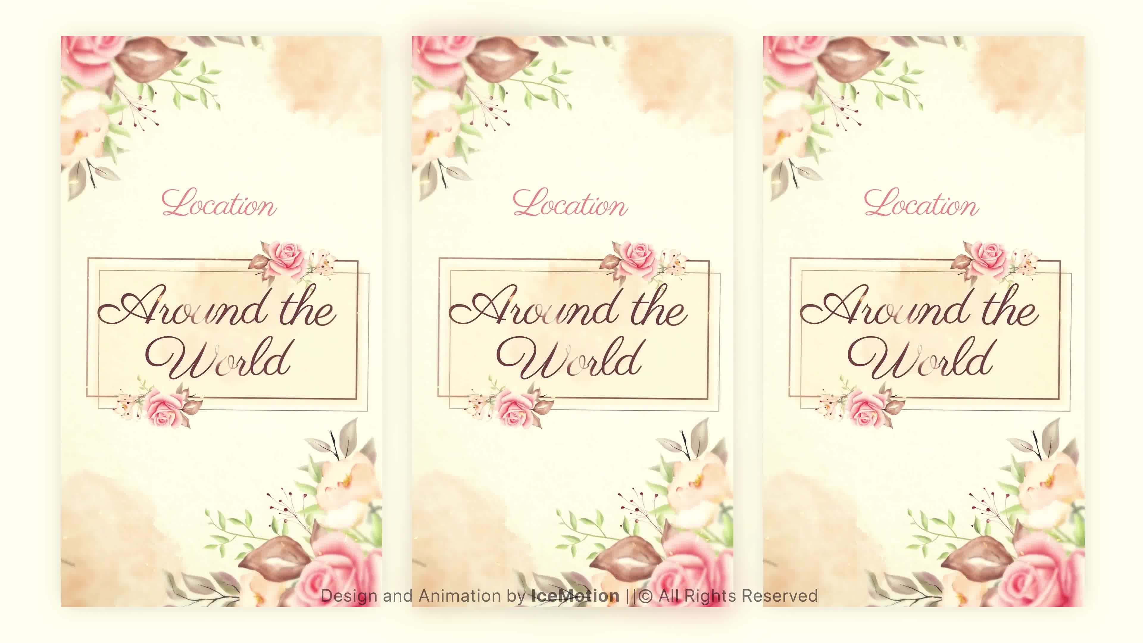 Wedding Invitation 4K (2 in 1) Videohive 37289816 After Effects Image 10