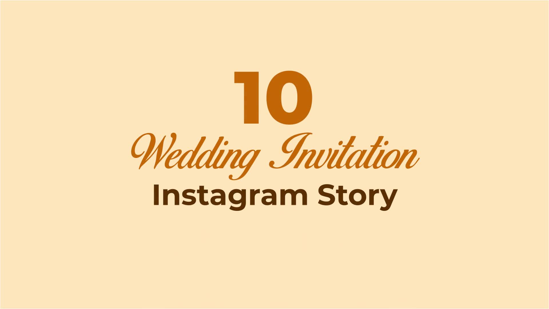 Wedding Invitation Instagram Stories Videohive 34598388 Download Quick ...