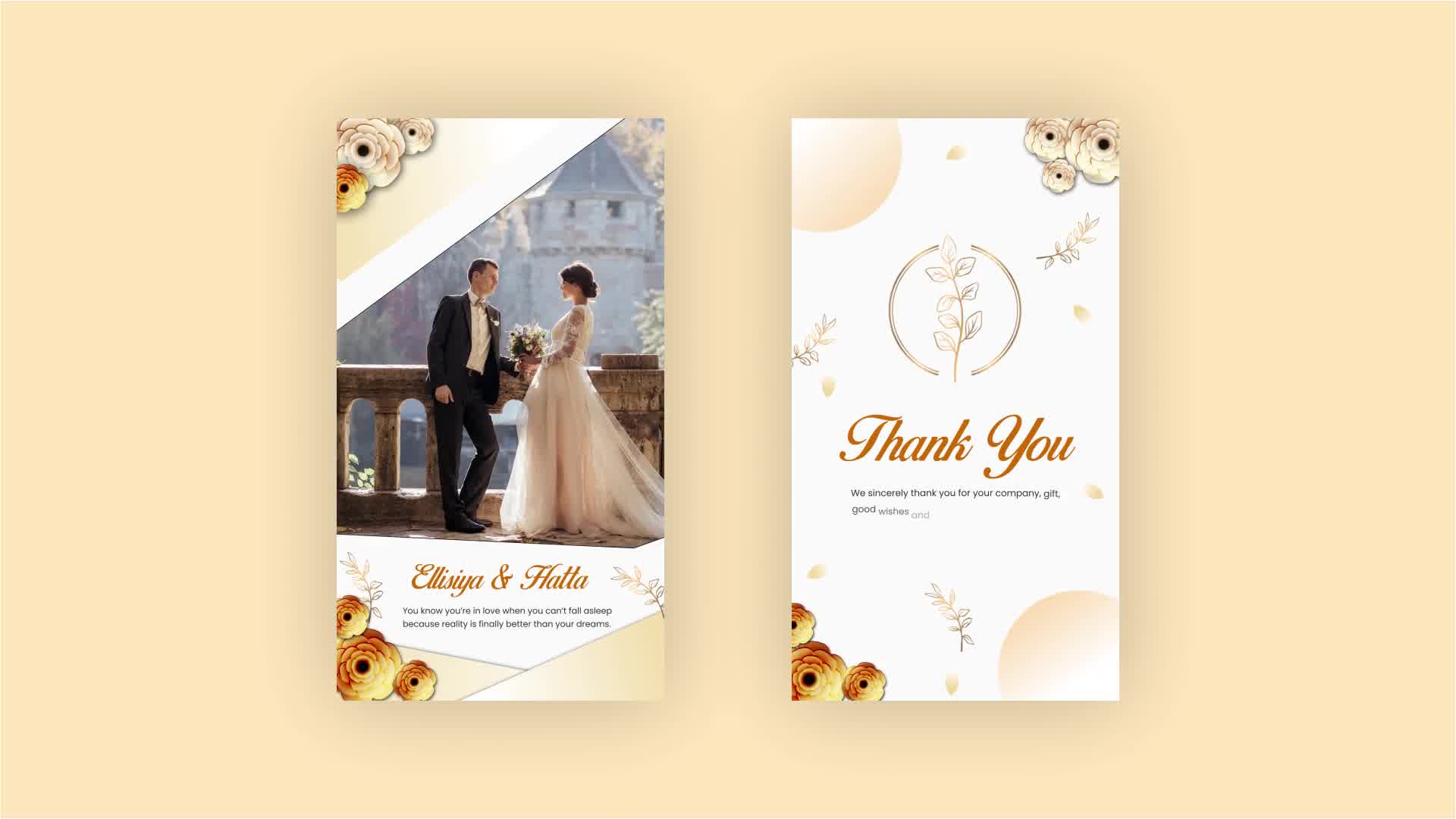 Wedding Invitation Instagram Stories Videohive 34598388 After Effects Image 10
