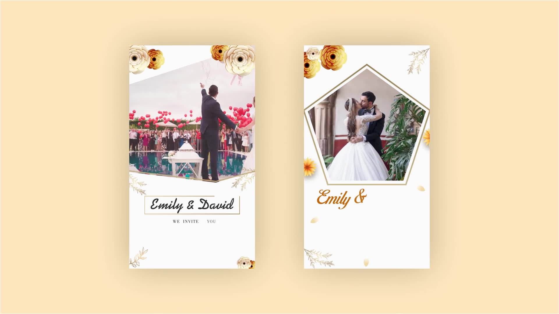Wedding Invitation Instagram Stories Videohive 34598388 After Effects Image 2