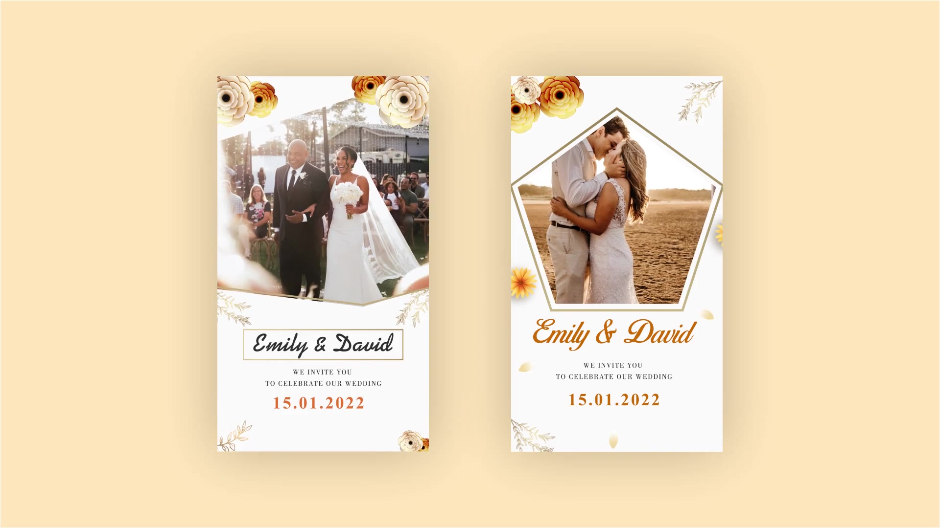 Wedding Invitation Instagram Stories Videohive 34598388 After Effects Image 3