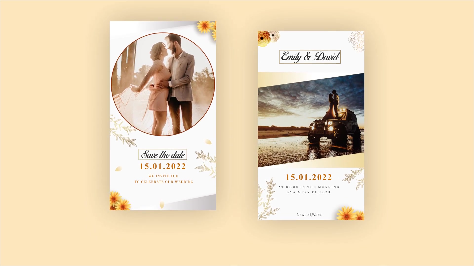 Wedding Invitation Instagram Stories Videohive 34598388 After Effects Image 5