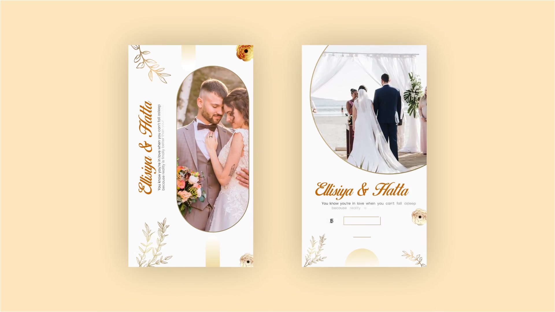 Wedding Invitation Instagram Stories Videohive 34598388 After Effects Image 6