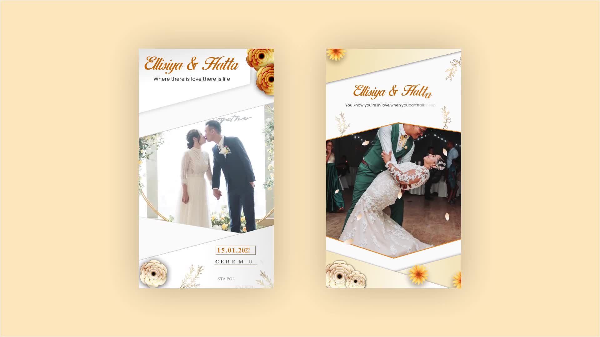 Wedding Invitation Instagram Stories Videohive 34598388 After Effects Image 8