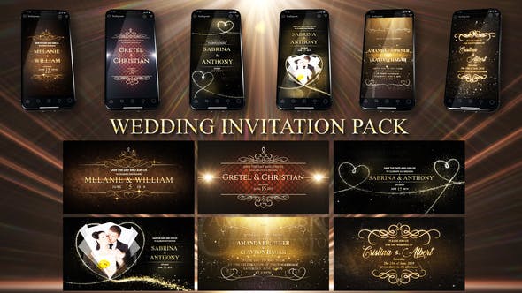 Wedding Invitation Pack - Videohive Download 23825150