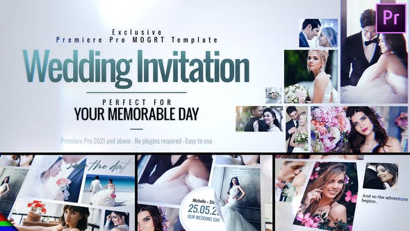 Wedding Invitation Premiere Pro | Mogrt - 32668726 Download Videohive