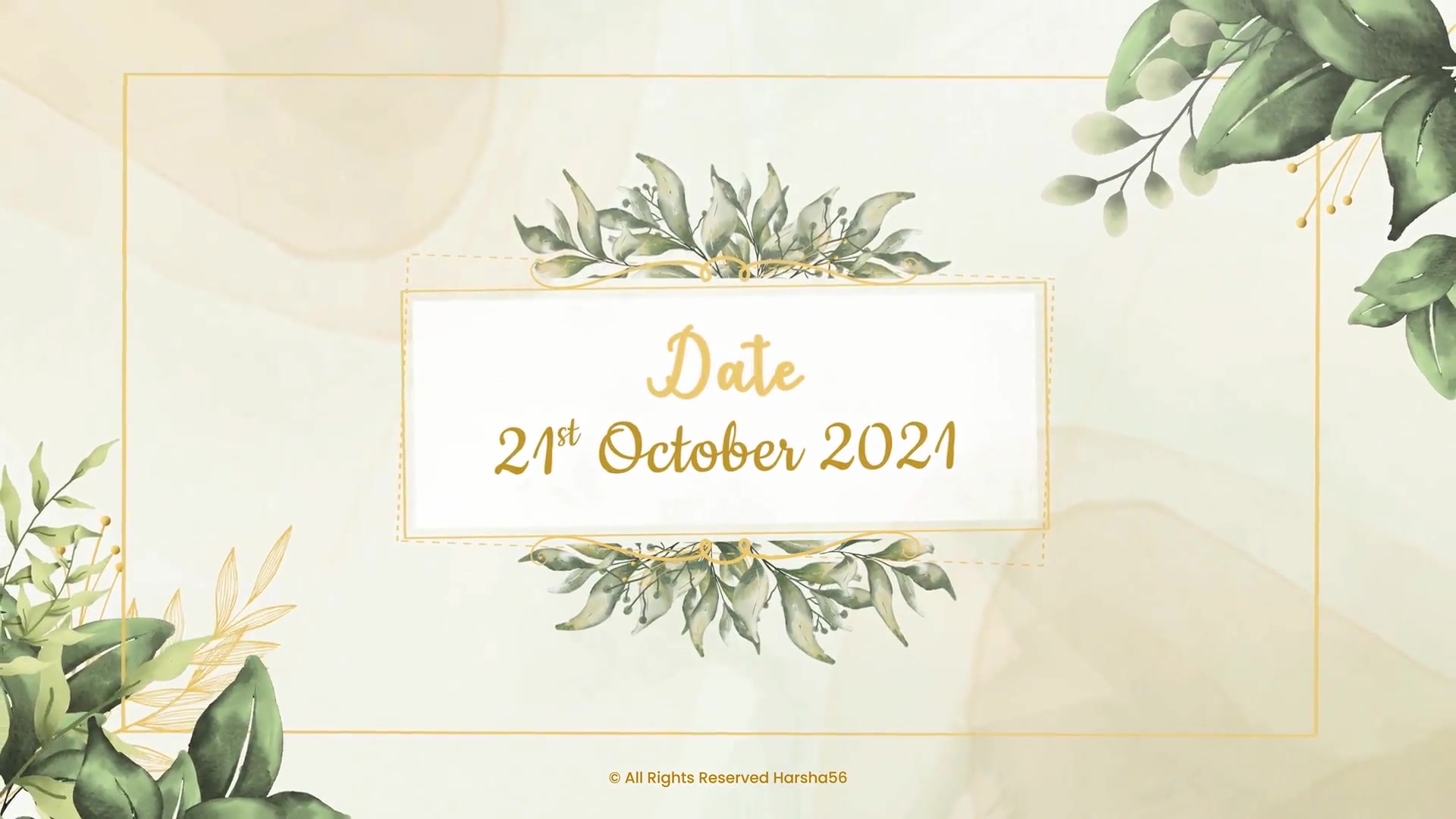 Wedding Invitation Videohive 33472811 After Effects Image 3