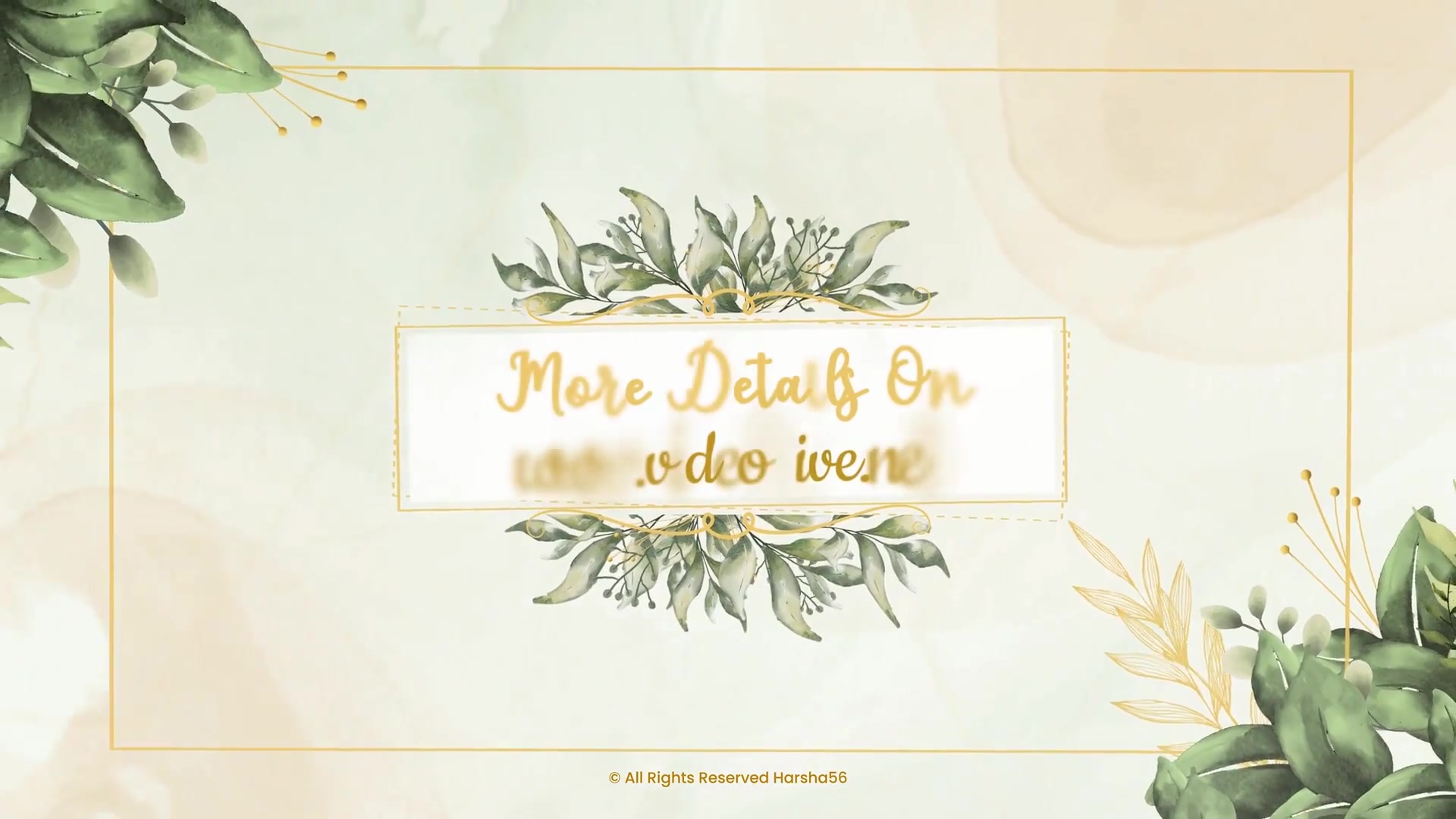 Wedding Invitation Videohive 33472811 After Effects Image 5
