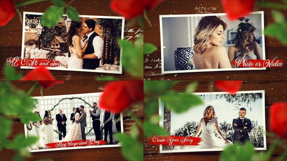 Wedding Love Story Slideshow - Download Videohive 30635591