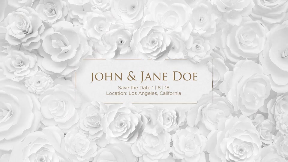 Wedding Pack White Roses - Download Videohive 21953897