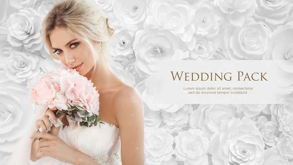 Wedding Pack White Roses - Download Videohive 21953897
