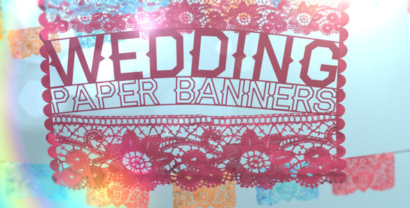 Wedding Paper Banners - Download Videohive 2973049
