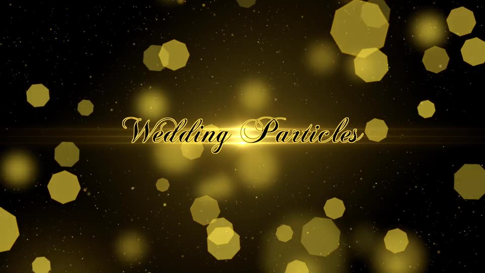 Wedding Particles Opener Apple Motion - Download Videohive 20262936