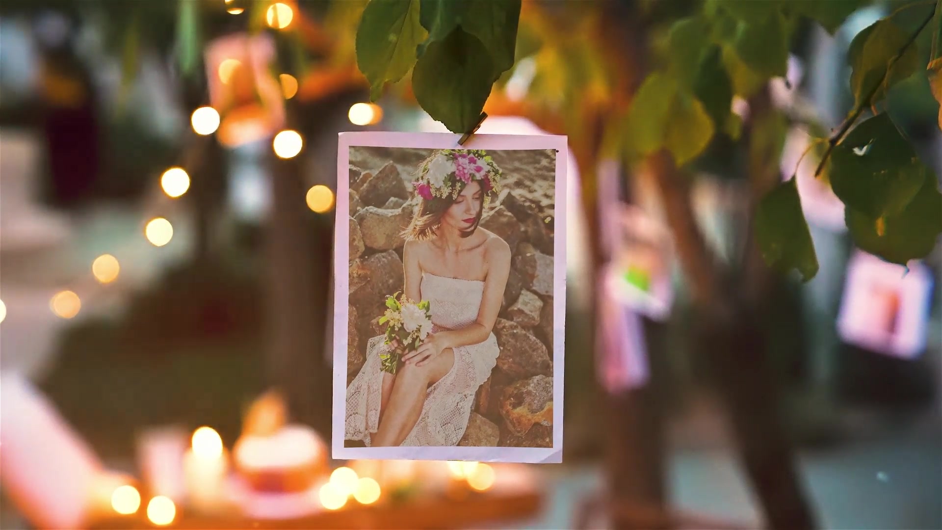 Wedding Photo Gallery Autumn Night Garden Videohive 34629956 After Effects Image 5