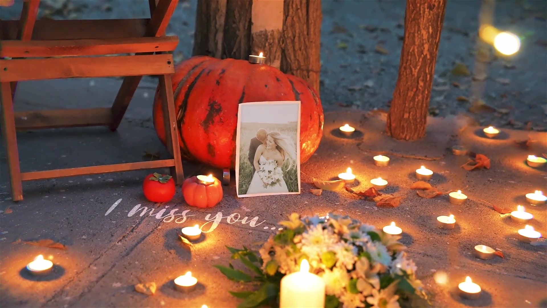 Wedding Photo Gallery Autumn Night Garden Videohive 34629956 After Effects Image 8