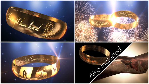 Wedding Ring Invitation E3D - Download Videohive 6539665