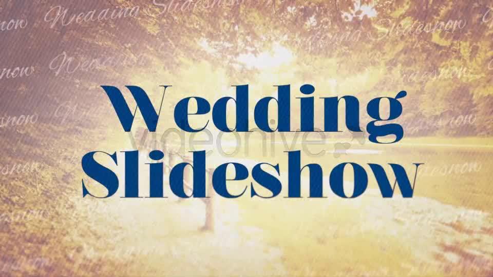 Wedding Slideshow Videohive 4027092 Apple Motion Image 1
