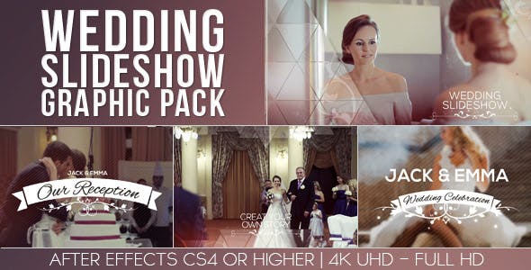 Wedding Slideshow Graphic Pack - Videohive Download 18328960