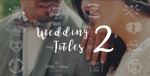 Wedding Titles 2 - Download Videohive 20874561