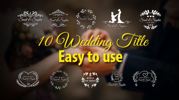 Wedding Titles - 21467159 Videohive Download