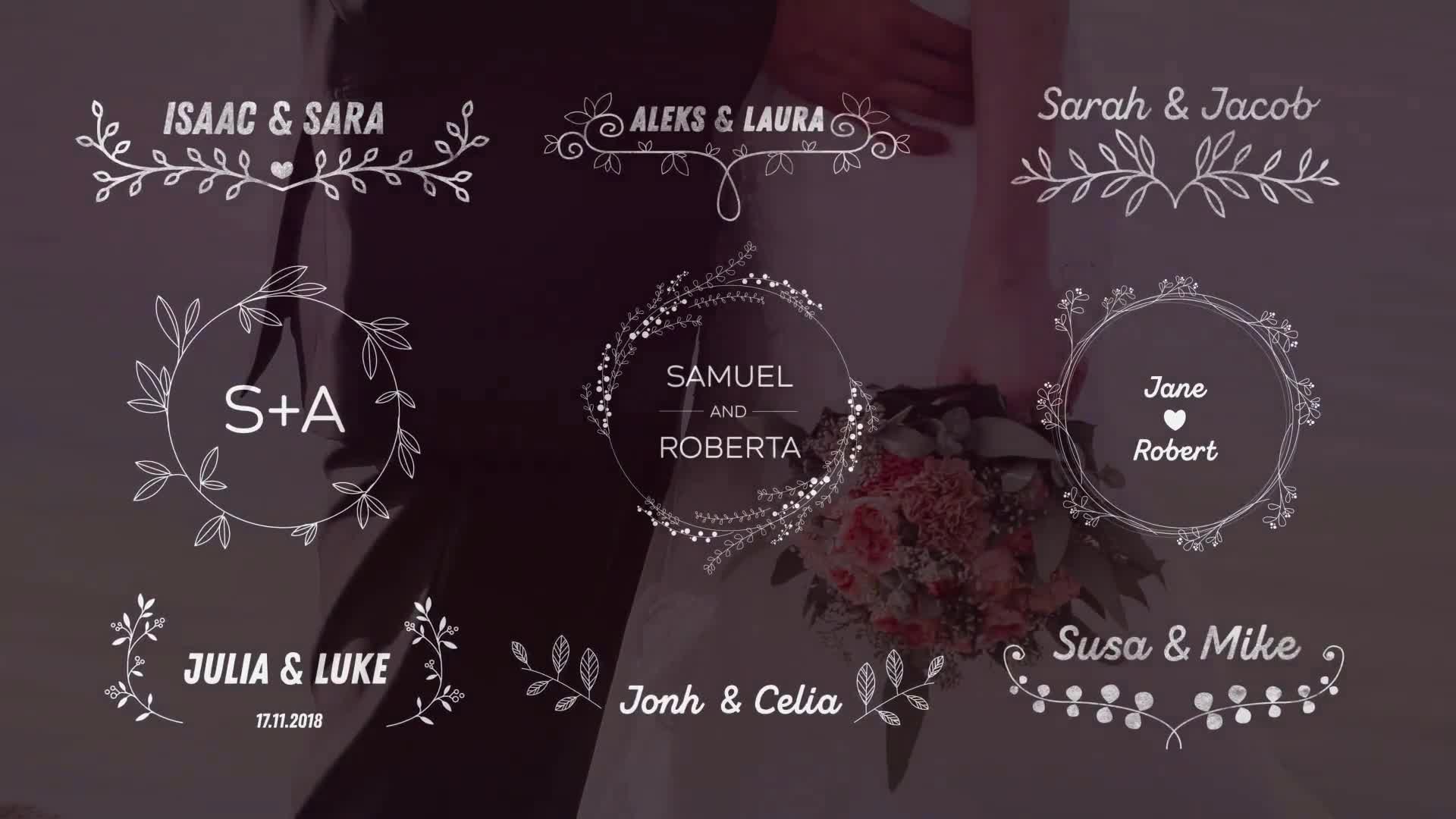 Wedding Titles Videohive 21673746 After Effects Image 1