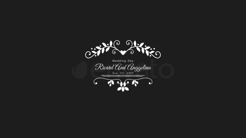 Wedding Titles Videohive 22030075 After Effects Image 3