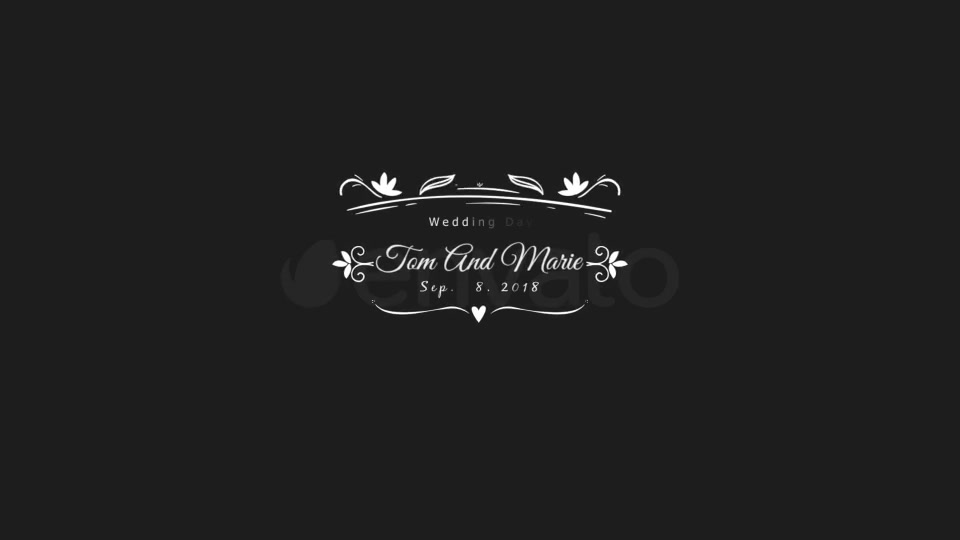 Wedding Titles Videohive 22030075 After Effects Image 8