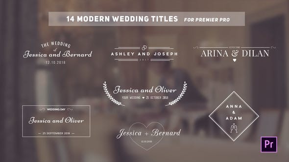 essential wedding titles mogrt for premiere