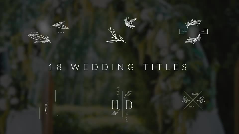 Wedding Titles Videohive 45462916 After Effects Image 1
