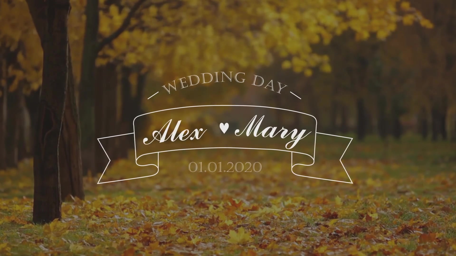 Wedding Titles | After Effects Videohive 26464526 After Effects Image 6
