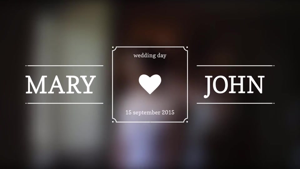 Wedding Titles - Download Videohive 11804990