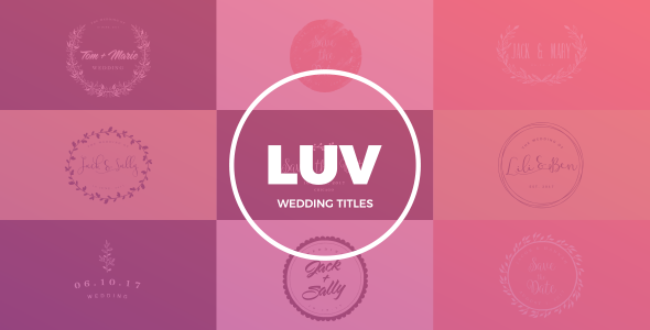 Wedding Titles - Download Videohive 19477052