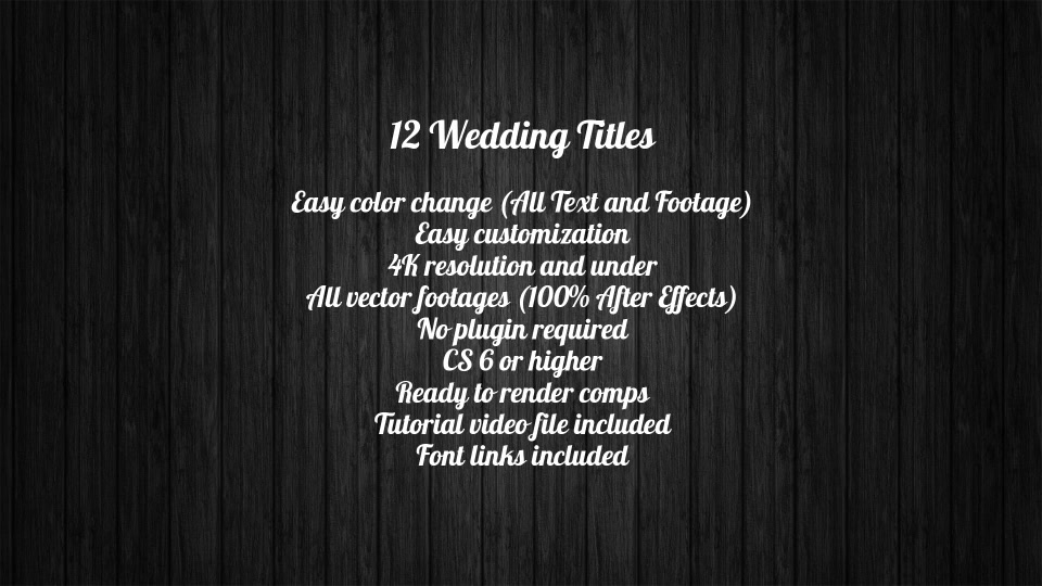 Wedding Titles - Download Videohive 20396133