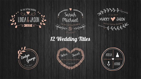 wedding-titles-download-videohive-20396133