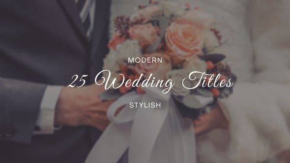 Wedding Titles - Download Videohive 35655938