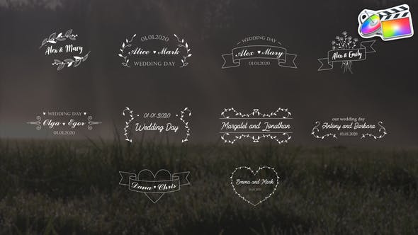 Wedding Titles | FCPX - Download 26464654 Videohive